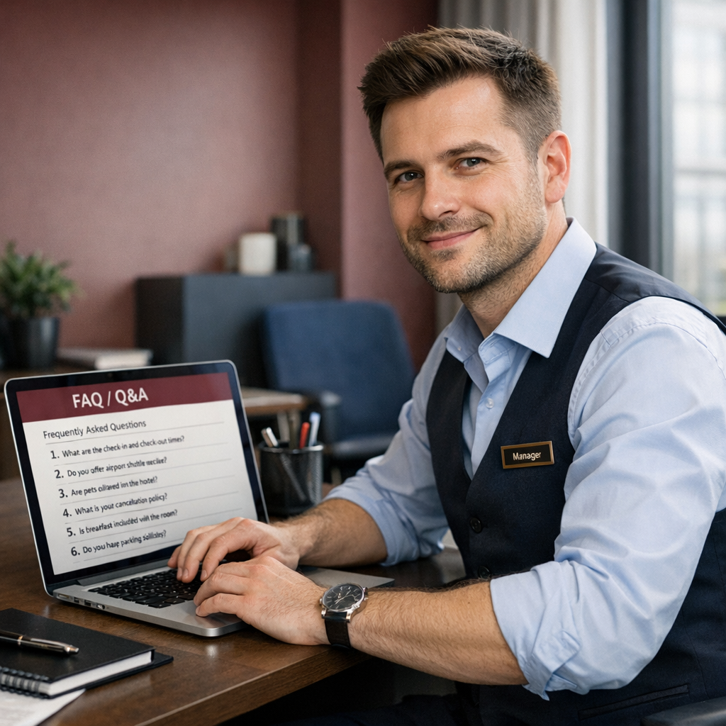Professional business photography. 30-year-old Polish SEO analyst viewing a clean analytics dashboard on dual monitors, charts showing a 37% traffic increase for local firms. Modern office with gray walls and a navy blue chair, natural overhead light. Focus on screen. NOT cartoon, NOT illustration