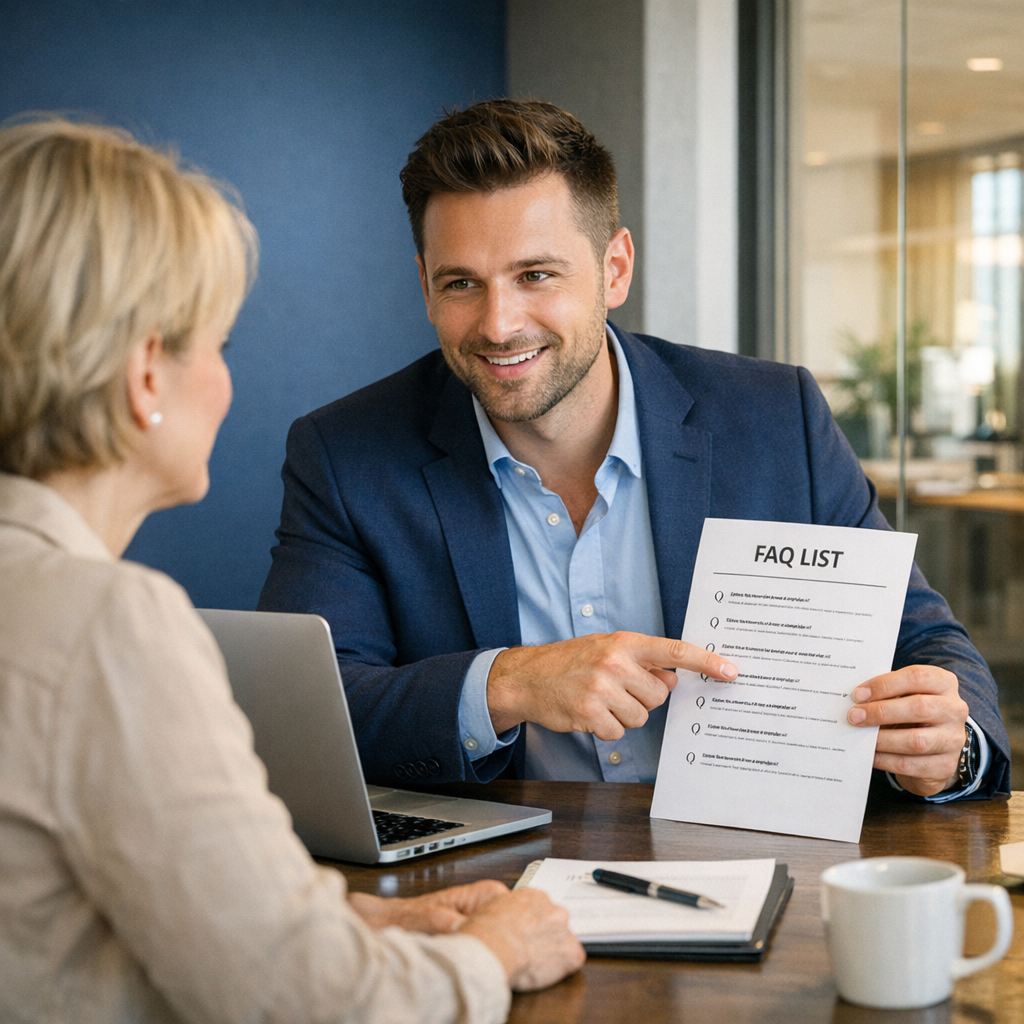 Professional business photography. 50-year-old Polish auto workshop owner in Bydgoszcz glancing at smartphone with missed call alerts, empty garage doors behind and a wall chart showing 61% drop in leads. Burgundy shirt, gray concrete floor, diffused afternoon light. NOT cartoon, NOT illustration