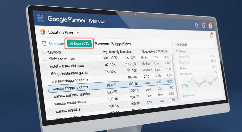 jak korzystac z google keyword plannera w pozycjonowaniu i kampaniach google ads