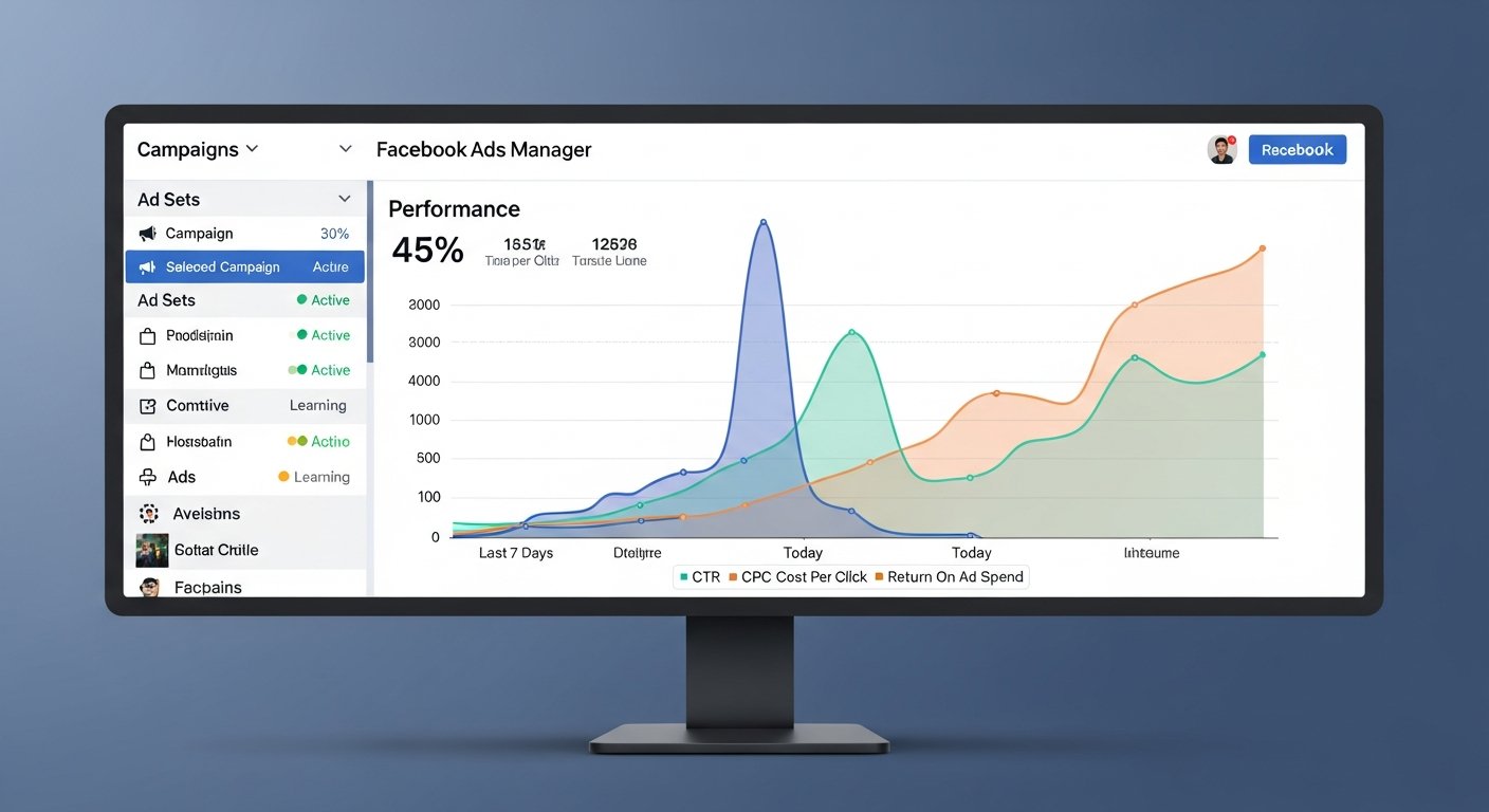 menedzer reklam na facebooku