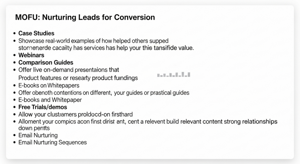 middle of the funnel