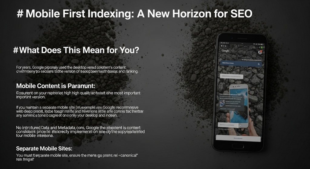 mobile first indexing