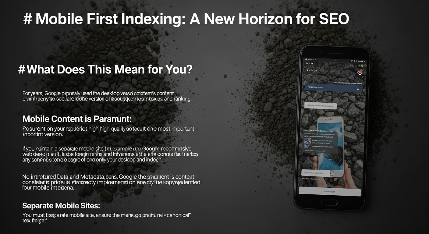 mobile first indexing