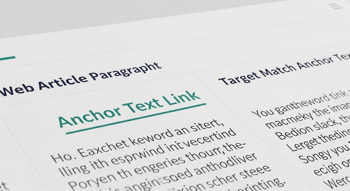 co to jest exact match anchor text