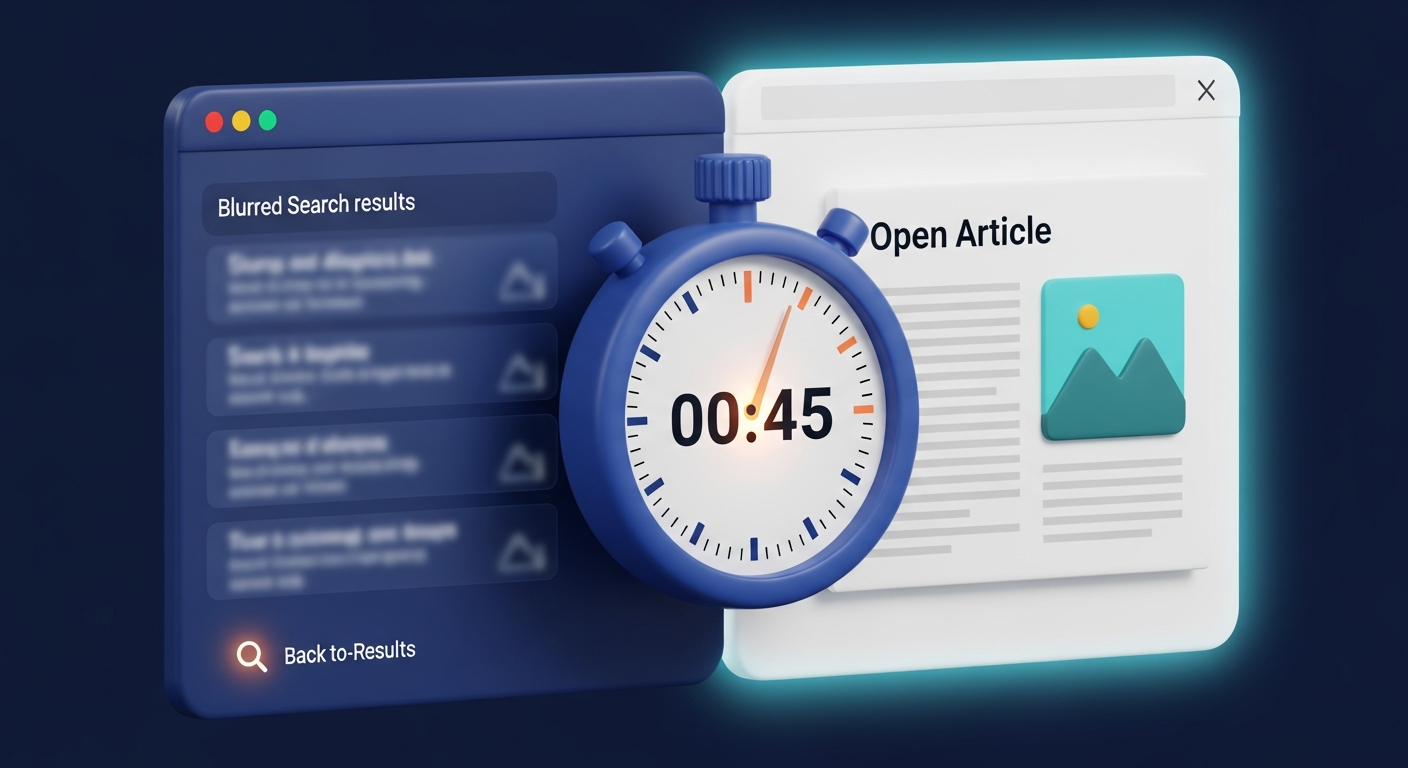 czas spedzony na stronie dwell time