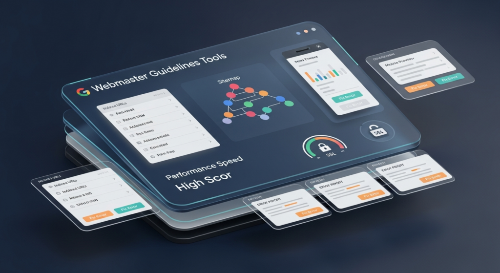webmaster guidelines tools