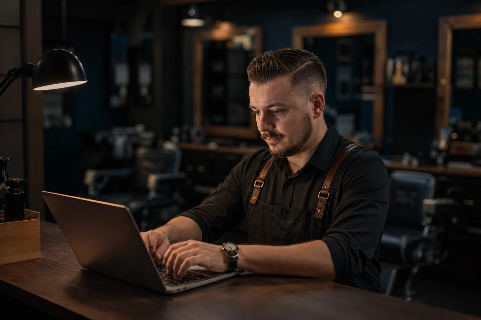 Właściciel barbershopu pisze spokojną odpowiedź na negatywną opinię w Google
