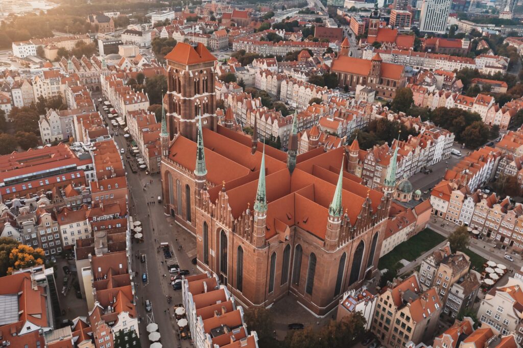 Gdańsk — zabudowa nad Motławą