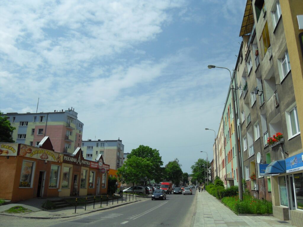 Gdańsk — ulica Partyzantów we Wrzeszczu