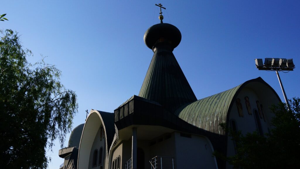 Hajnówka — kopuły Soboru Świętej Trójcy