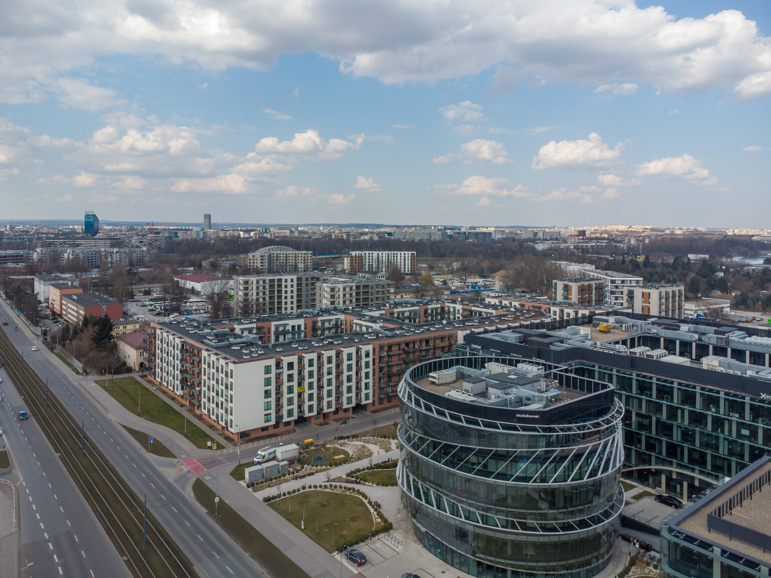 Nowa zabudowa krakowskiego Zabłocia; projektowanie stron internetowych dla firm z Krakowa