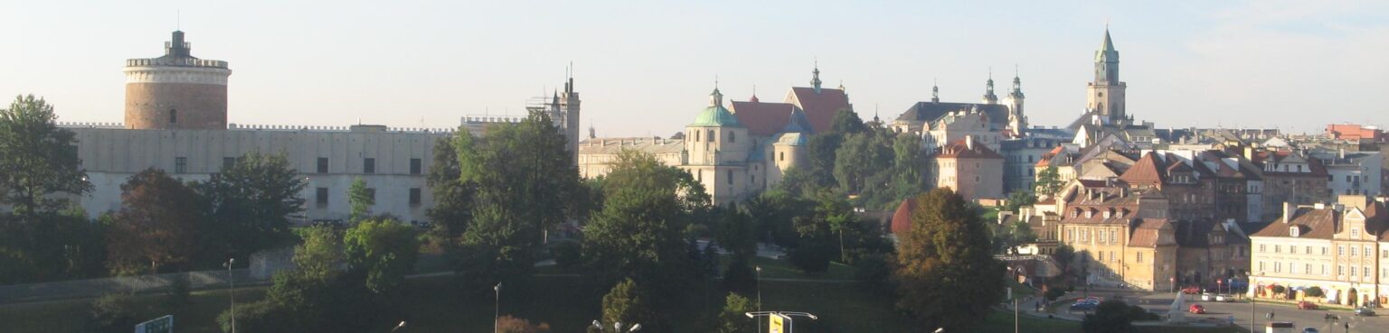 Panorama Lublina ze wzgórza Czwartek; kampanie Google Ads i Meta Ads dla firm z Lublina